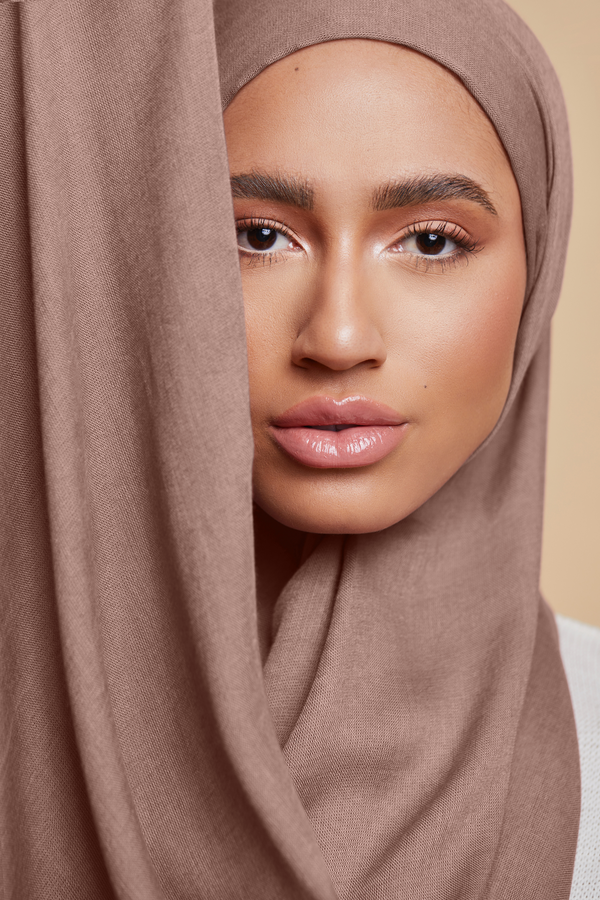 Breathable Modal Hijab - Muted Russet