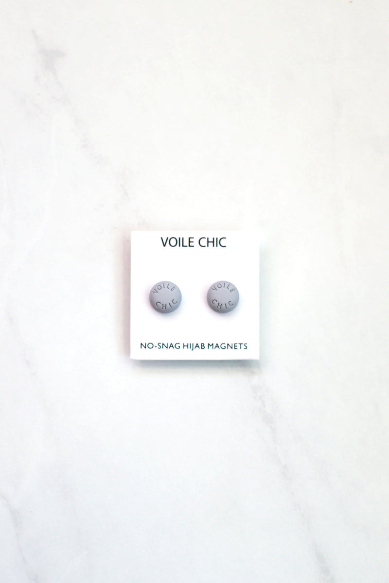 Magnet Pins (VOILE CHIC) - Light Grey