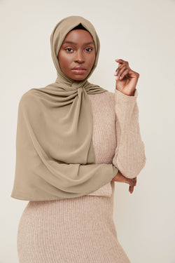 Luxury Chiffon - Light Taupe