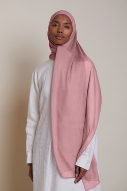 Breathable Modal Hijab - Rose