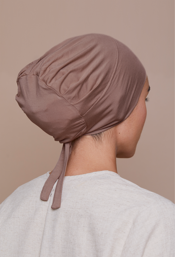 Tie-Back Underscarf (Bamboo) Dusty Rose