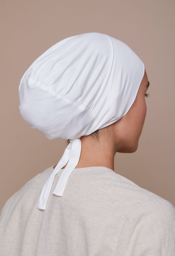 Tie-Back Underscarf (Bamboo) Ivory