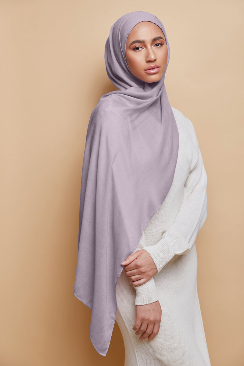 Breathable Modal Hijab - Muted Mauve