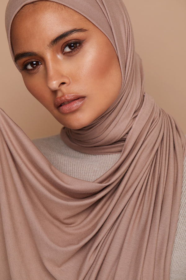 Light Mink Premium Jersey Hijab | VOILE CHIC | Jersey Hijab