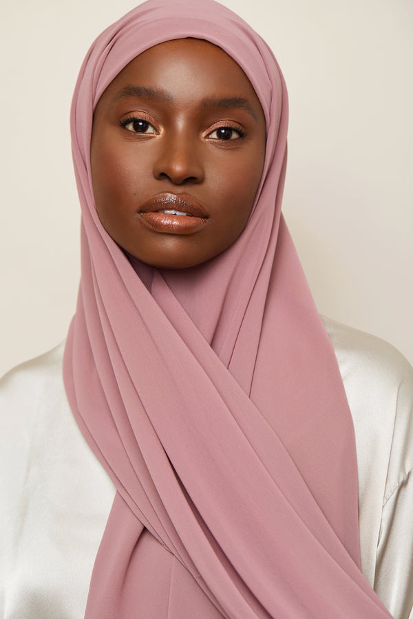 Blush Chiffon Hijab | VOILE CHIC | Chiffon Hijab