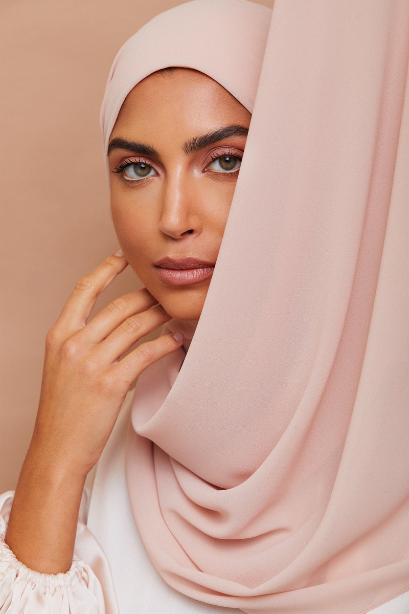 Nude Premium Chiffon Hijab | VOILE CHIC | Chiffon Hijab