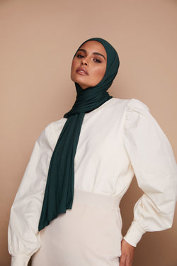 Pine Green Jersey Hijab | VOILE CHIC | Jersey Hijab