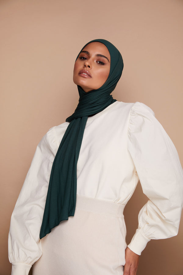 Pine Green Jersey Hijab | VOILE CHIC | Jersey Hijab