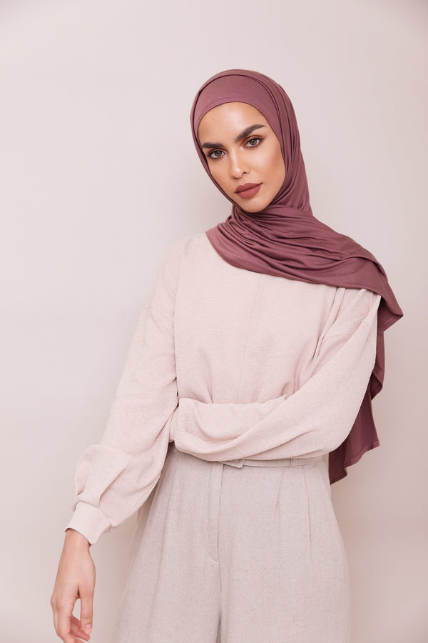 Rose Taupe Instant Hijab | VOILE CHIC | Slip On Hijab